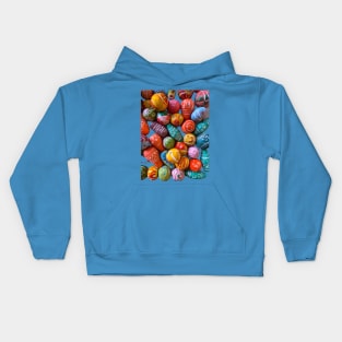 Colorful Beads Pattern Kids Hoodie